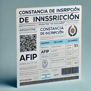 constancia de inscripcion afip