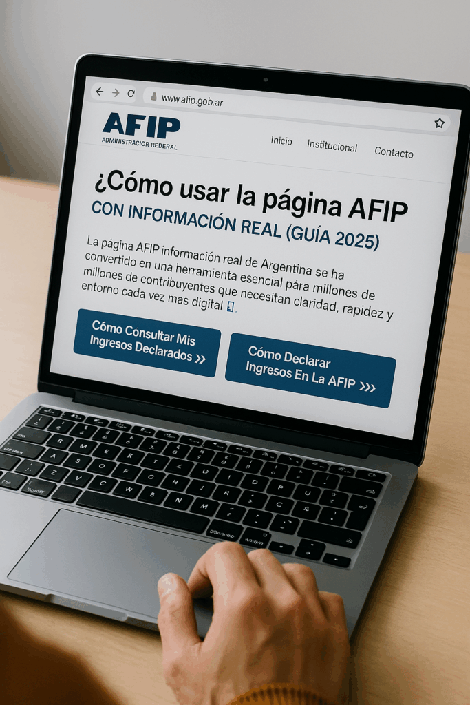 Cómo Navegar en la Página Oficial de AFIP Sin Complicaciones Cómo Navegar en la Página Oficial de AFIP Sin Complicaciones